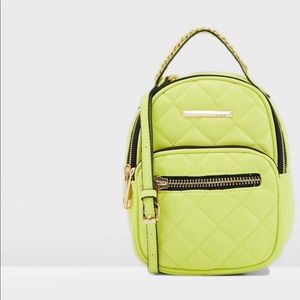 Aldo neon mini backpack
